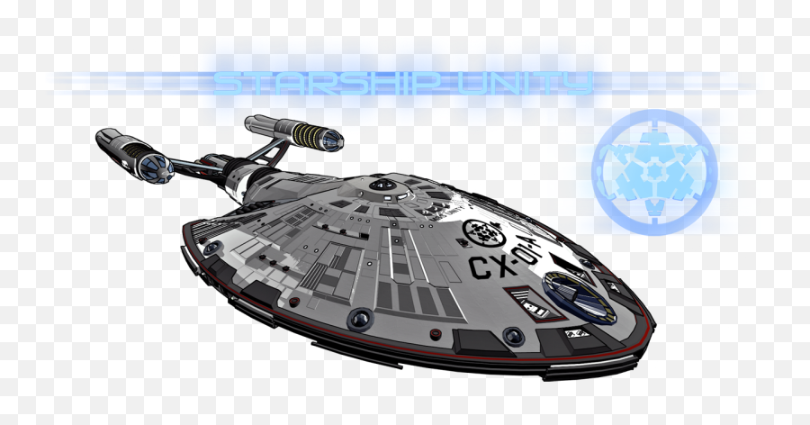 Unity Starship Transparent Png Image - Gun Turret,Starship Png