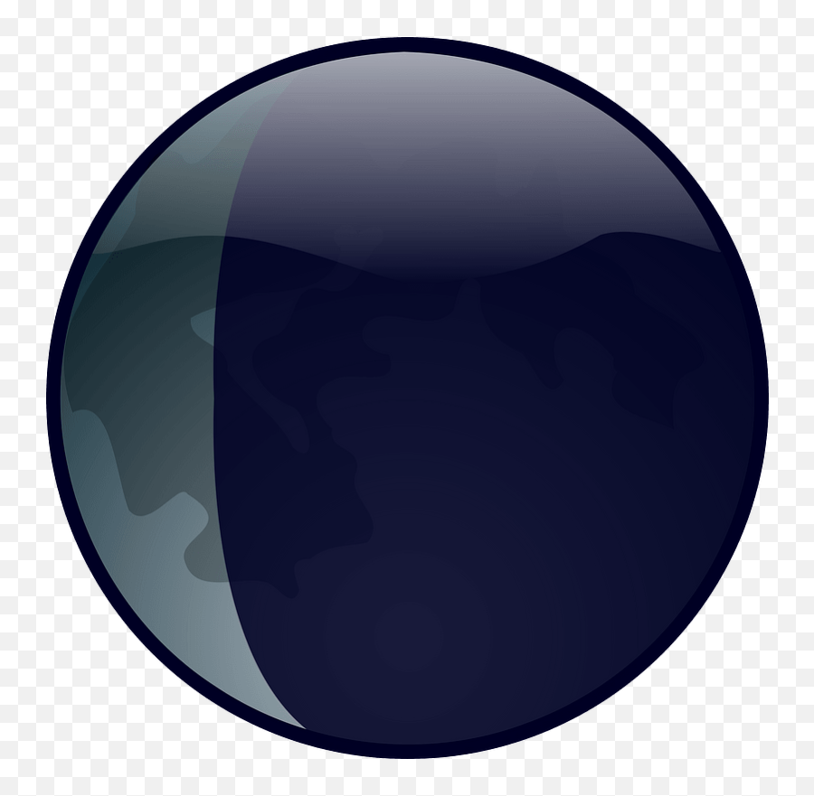 Waning Crescent Moon Clipart - Dot Png,Moon Clipart Transparent