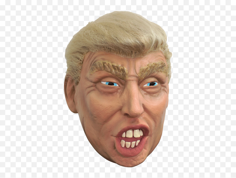 Donald Trump Mask With Hair - Drawing Full Body Donald Trump Png,Trump Head Transparent Background