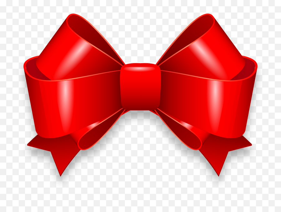 Red Ribbon Bow Clipart - Png,Ribbon Clipart Png