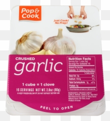 Pop Cook - Pop And Cook Crushed Garlic Png,Garlic Png
