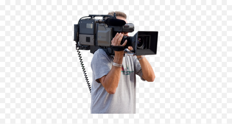 Free Cameraman Psd Vector Graphic - Video Camera With Man Png,Cameraman Png