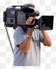 Free Cameraman Psd Vector Graphic - Video Camera With Man Png,Cameraman Png