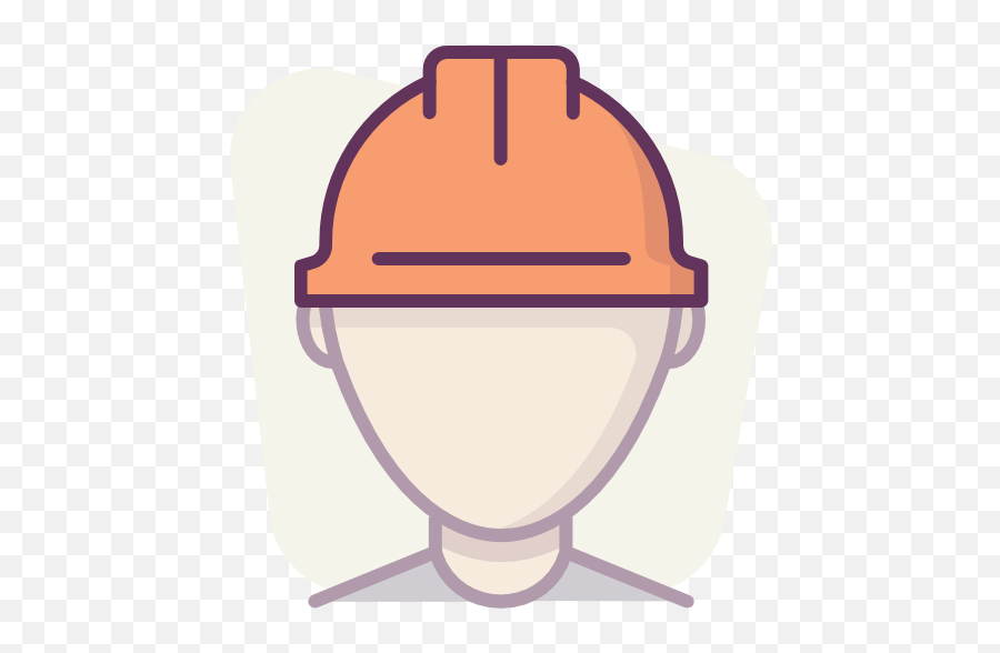 Construction Protection User Worker Helmet Orange Free - Png,Construction Helmet Png