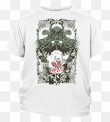 Samurai Helmet Apparels - Grunge Vector Tshirt png