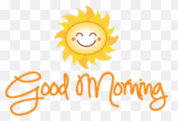 Good Morning Clipart Transparent - Good Morning Png Transparent,Sun Clipart Transparent
