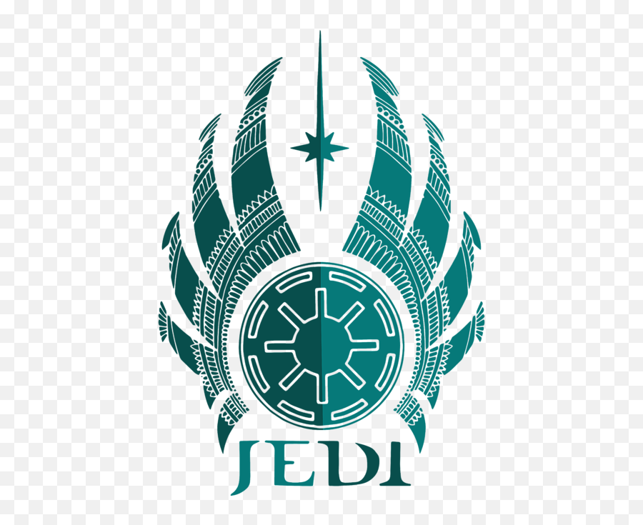 Jedi Symbol - Star Wars Art Blue Duvet Cover Star Wars Symbol Logo Png,Star War Logo