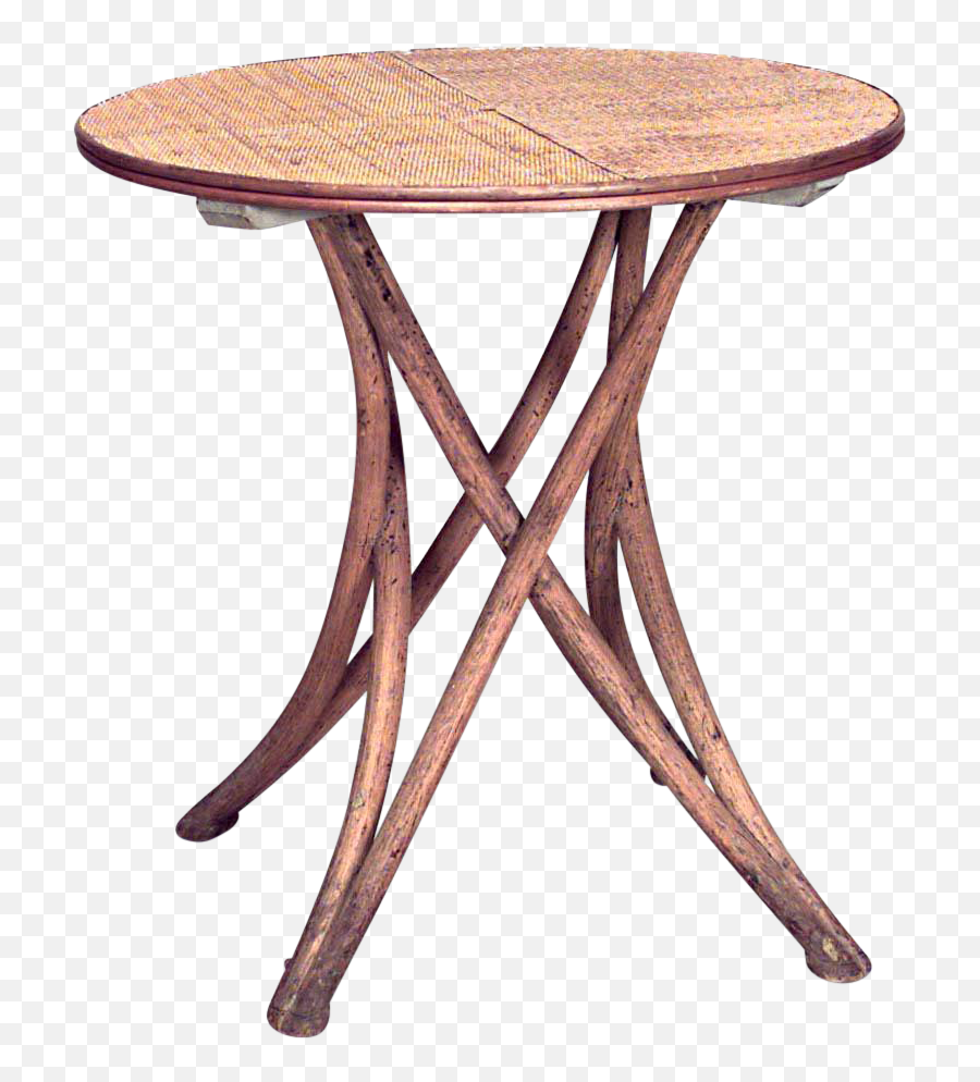 Bentwood Stripped Café Table - Solid Png,Cafe Table Png