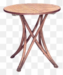Bentwood Stripped Café Table - Solid Png,Cafe Table Png
