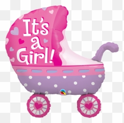 Elephant Baby Shower Png Picture - Its A Girl