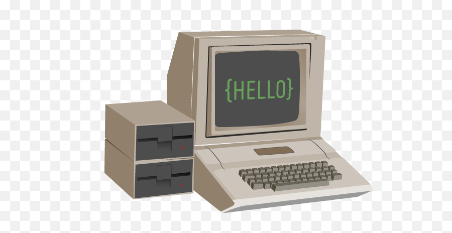 Nothing But - Apple 2 Png,Old Computer Png