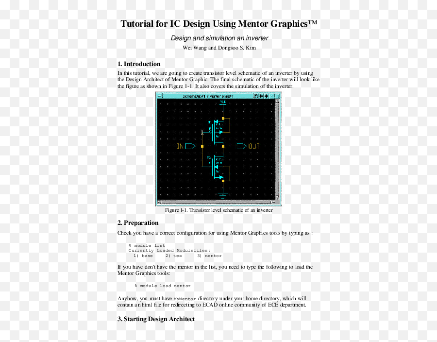 Pdf Tutorial For Ic Design Using Mentor Graphics - Dot Png,Inverter Icon