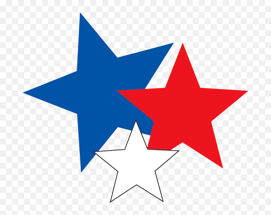 Clip Art - Blue And Red Stars Png,Red Stars Png