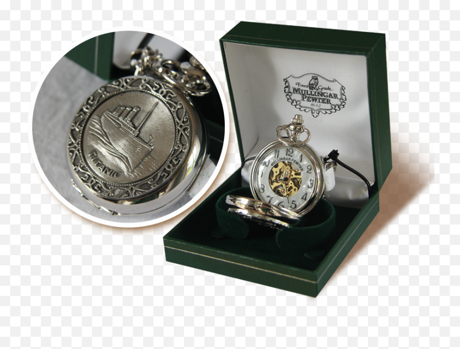 Titanic Pocket Watch - Silver Png,Pocket Watch Png