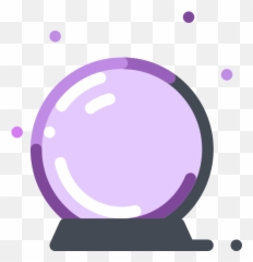 Crystal Ball Halloween Vector Icons Free Download In Svg - Lilac Ball png