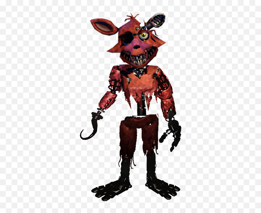 Foxy Transparent Old Clipart Black And - Old Foxy Five Nights At 2 Png,Foxy Transparent