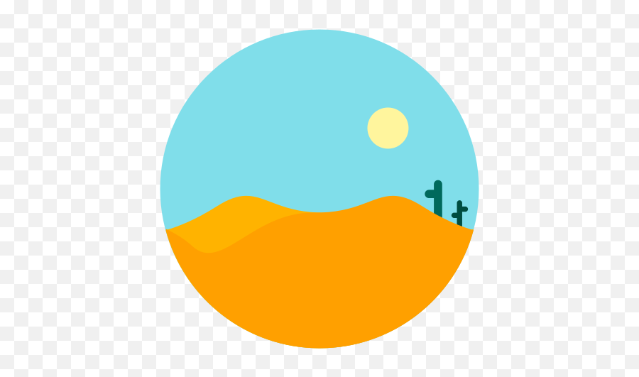 Nature Landscape Desert Environment Free Icon - Icon Icono Desierto Png,Environment Icon Png