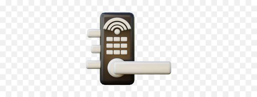 Smart Lock Icon - Download In Glyph Style Household Hardware Png,Digital Lock Icon