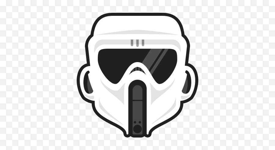 Trooper Scout By Niklas Rekola - Scout Trooper Sticker Png,Oxygen Mask Icon