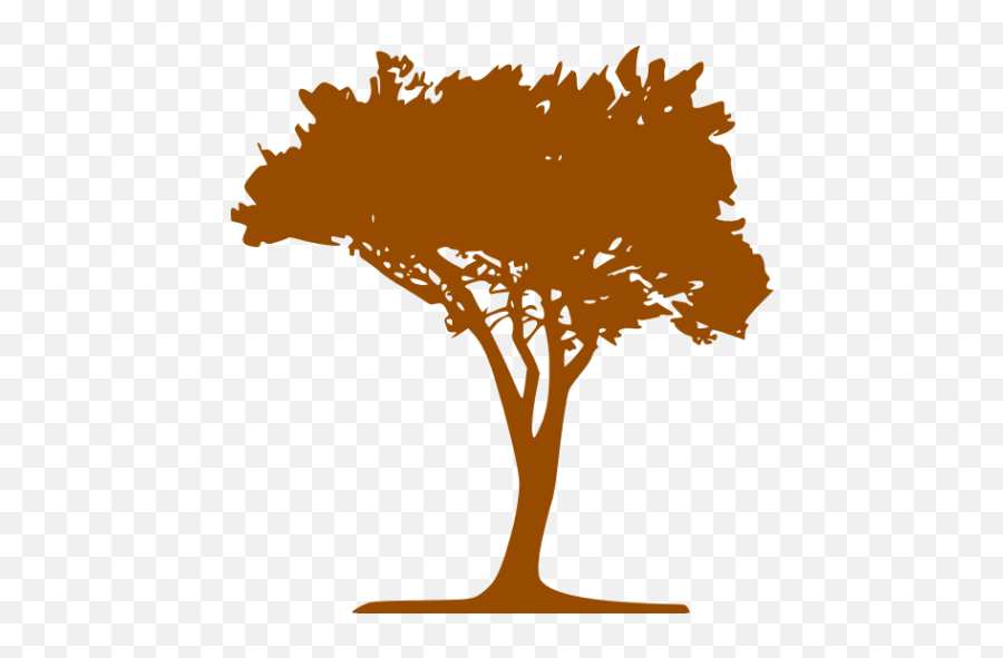 Brown Tree 51 Icon - Free Brown Tree Icons Vector Black Tree Png,Tree Trunk Icon