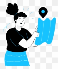 Location Map Navigation Destination Woman Free Icon Png