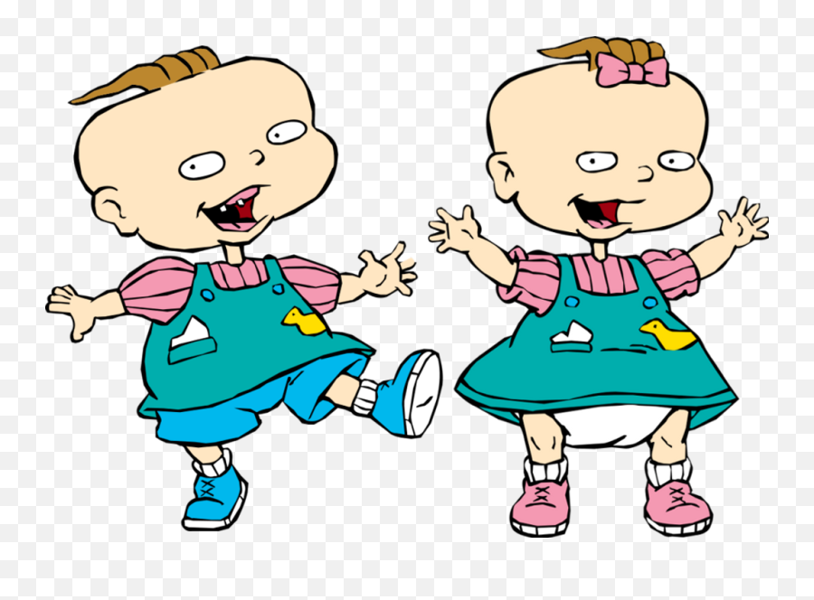 Rugrats Twins Phil And Lil Png Image