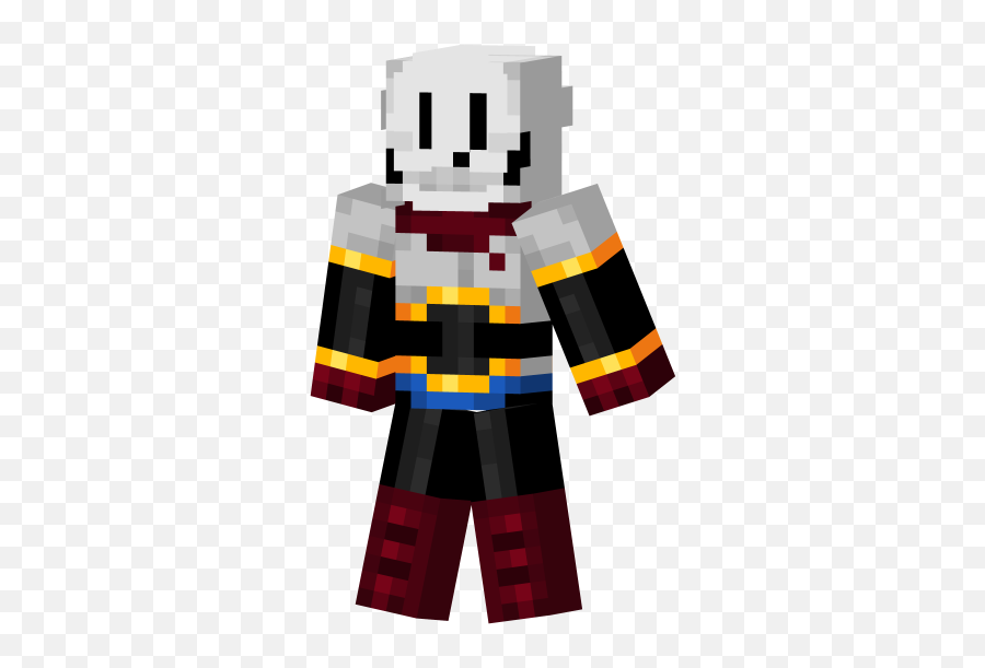 Undertale Papyrus Skin - Undertale Skin Minecraft Png,Papyrus Png