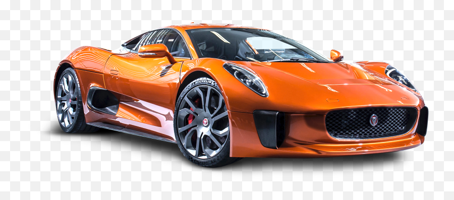 Jaguar C X75 James Bond Orange Car Png - Jaguar C X75 Png,James Bond Png