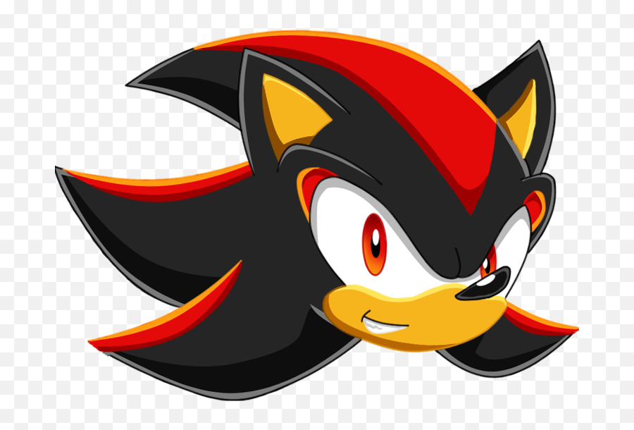 Sonic The Hedgehog Face Clipart - Sonic Shadow Face Png,Shadow The Hedgehog Logo