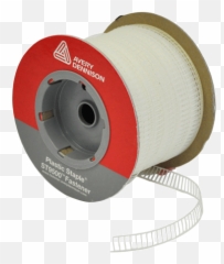 Download 13mm Plastic Staple Clear - Label Png,Staple Png