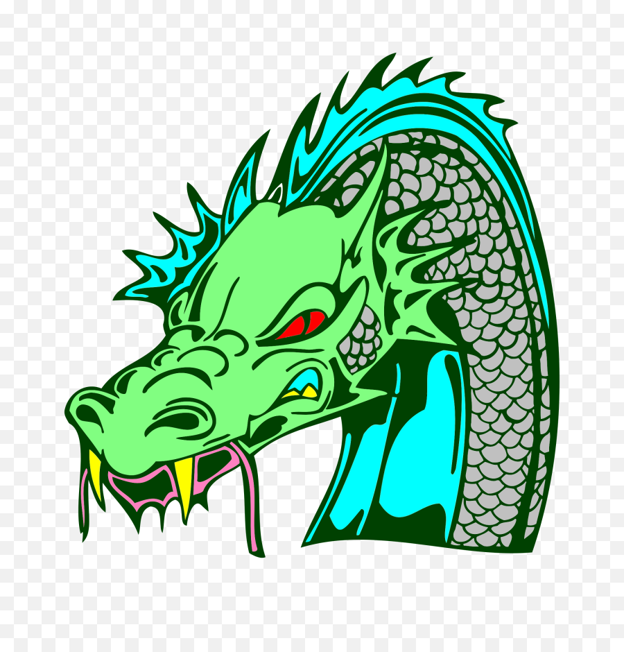 Angry Animal Creature - Head Dragon Vector Png,Vectorise Png
