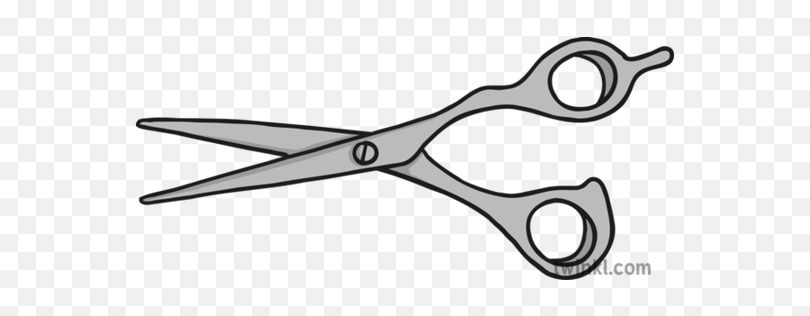 Hairdressers Scissors Illustration - Twinkl Scissors Png,Barber Scissors Png