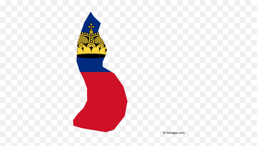 Flag Map Of Liechtenstein Vector Free - Cartoon Png,Haiti Flag Png