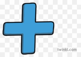 Plus Sign Illustration - Twinkl Cross png