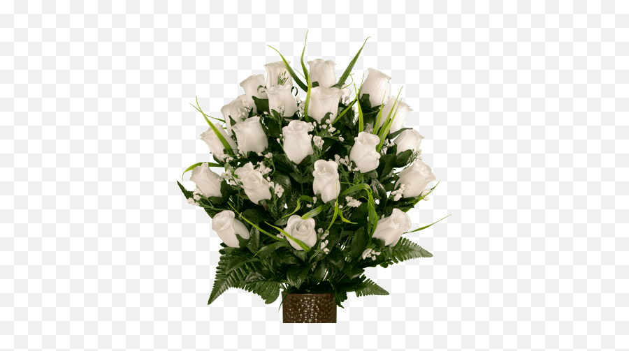 White Roses With Lily Grass - Garden Roses Png,White Rose Transparent Background