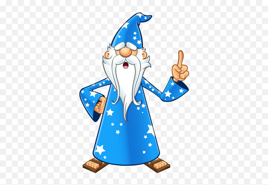 Blue Old Wizard - Wizard Merlin Cartoon Transparent Wizard Merlin Cartoon Png,Wizard Transparent