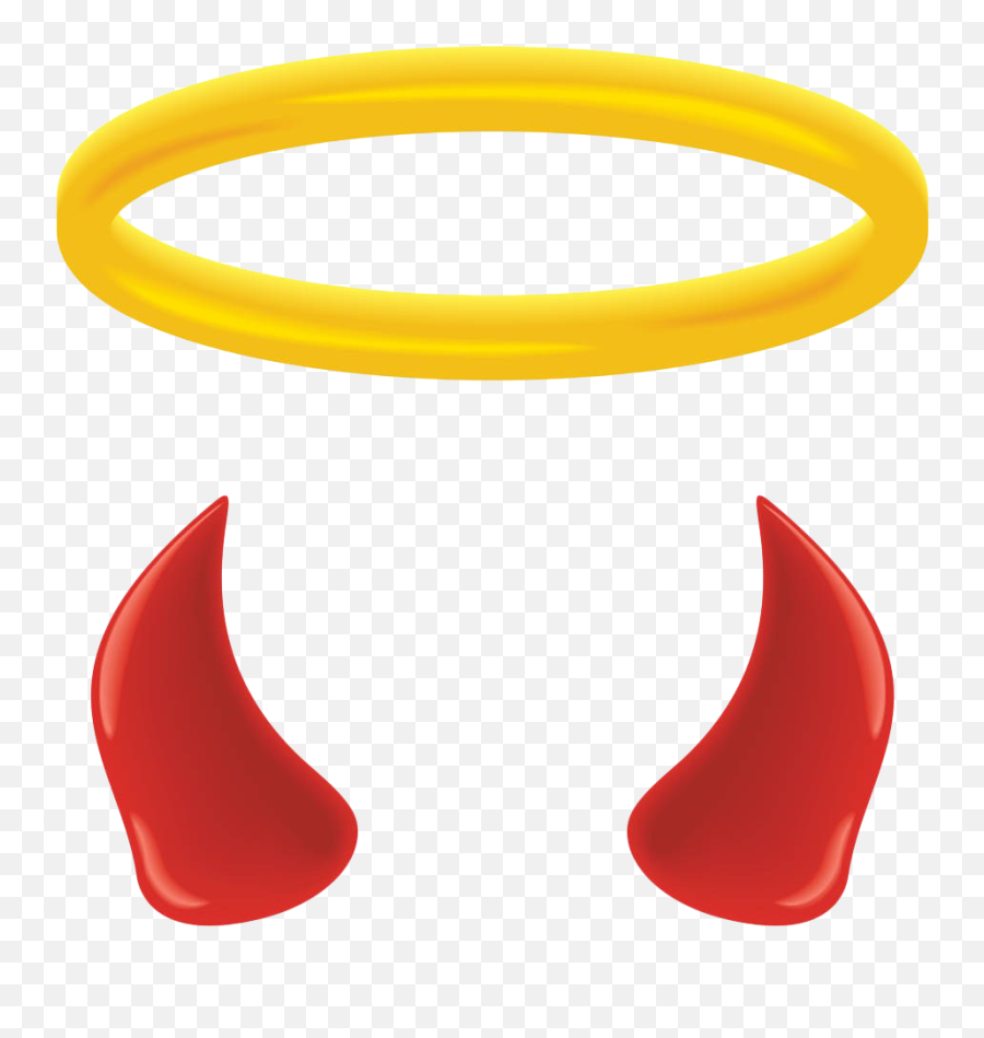 Horn Clipart Angel Transparent Free For Download - Angle Halo Png,Devil Horn Png