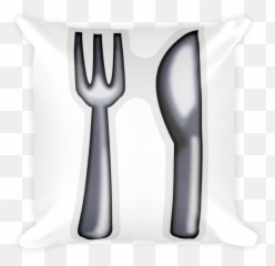 Fork And Knife Emoji Png Transparent - Table,Knife Emoji Png