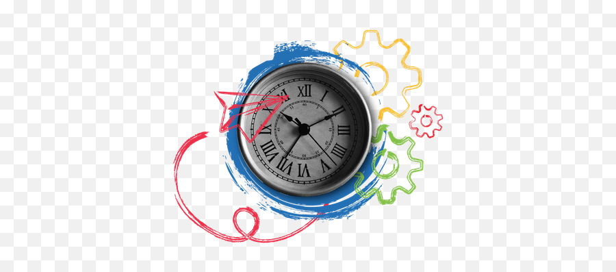 Free Time Management Concept With Old Clock Image - Quartz Clock Png,Vintage Clock Png