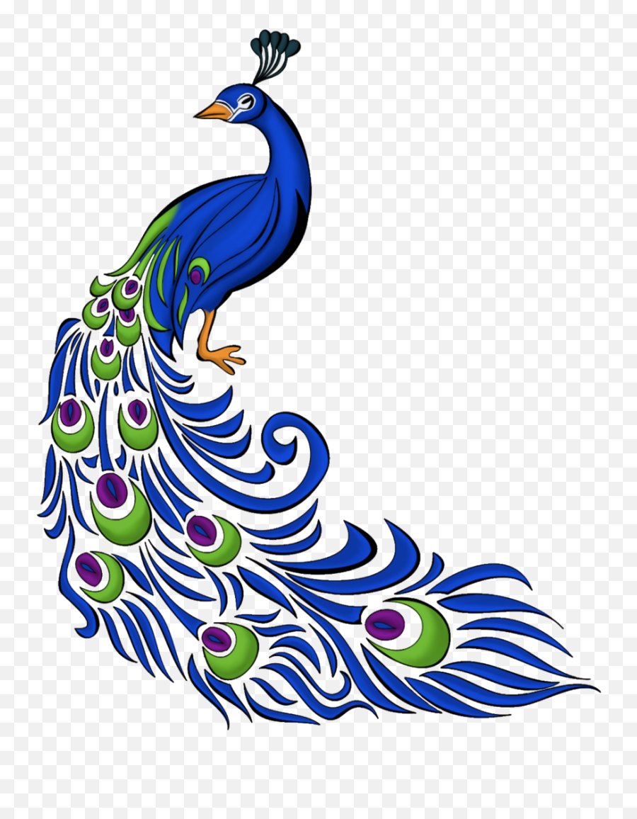 Peacock Feather Png Free Download - Peacock Clipart,Black Feather Png