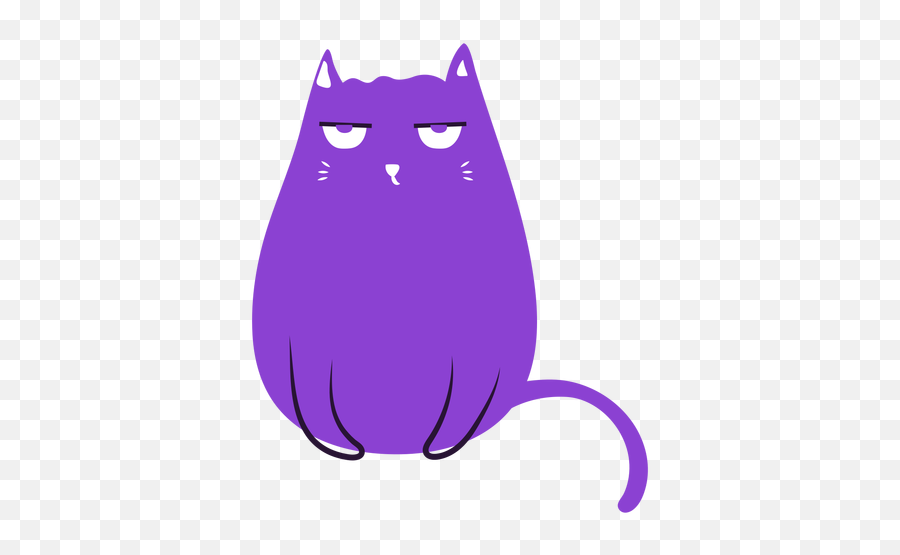 Grumpy Cat Flat - Cartoon Png,Grumpy Png
