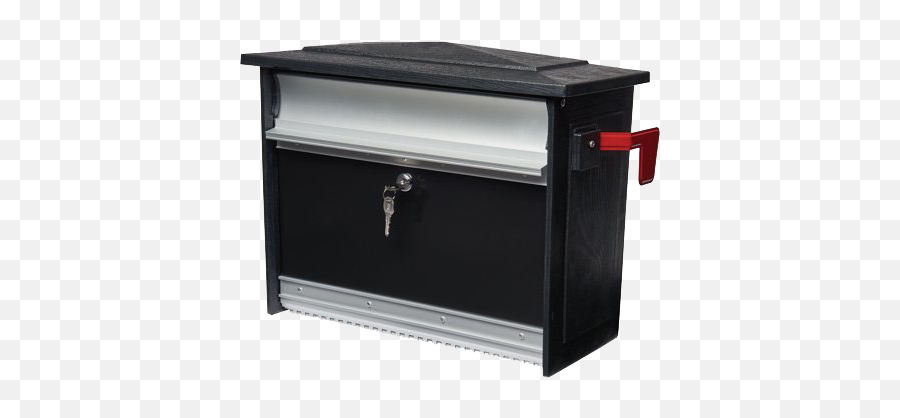 Mailbox Transparent Background - Wall Mount Locking Mailbox Png,Mailbox Transparent