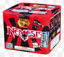 Nemesis Ox294 16 Shot 200 Gram Cake - Box Png,Nemesis Png