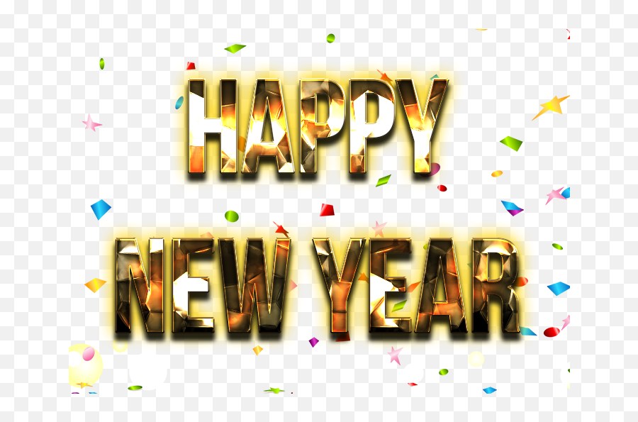 New Years Png Hd Pictures - Vhvrs Happy New Year Word Png,Happy New Years Png