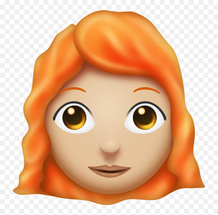 Curly Hair Emoji - Ying Xiang Png,Girl Emoji Png