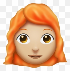 Curly Hair Emoji - Ying Xiang Png,Girl Emoji Png