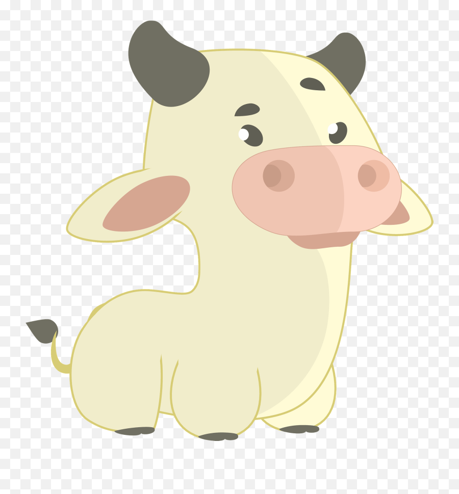 Cartoon Cow Clipart - Cartoon Png,Cow Clipart Png