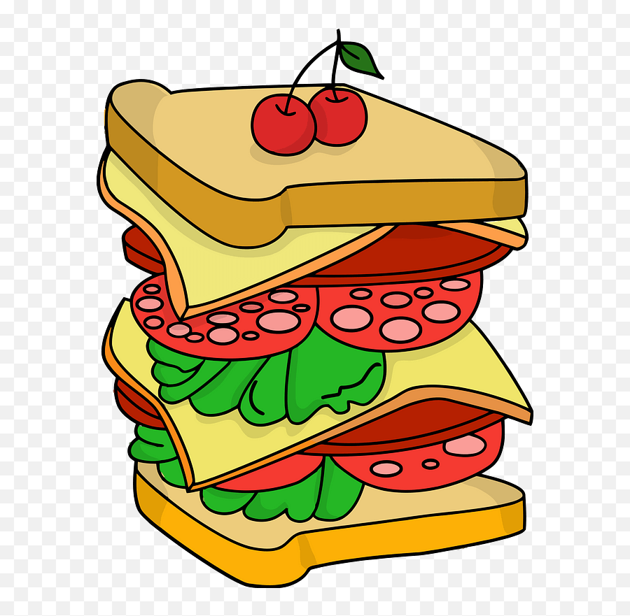 Clipart - Sandwich Clipart Png,Sandwich Transparent