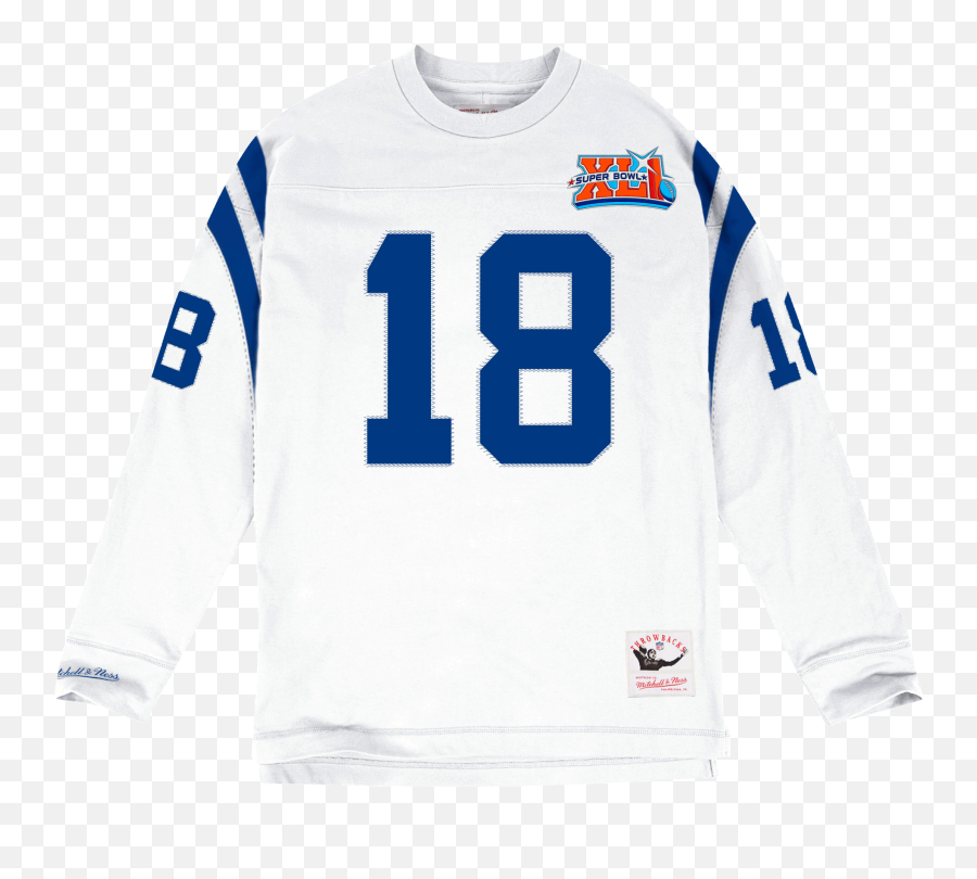 Payton Manning Name U0026 Number Long Sleeve - Indianapolis Colts Png,Indianapolis Colts Logo Png