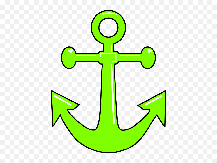 Png Library Download Lime Green Anchor - Lime Green Anchor Clipart,Anchor Clipart Png